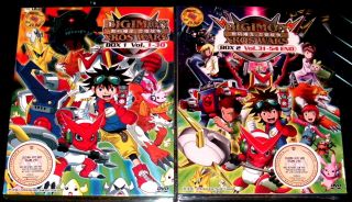 DVD Digimon Xros Wars Vol. 1   54 End 2 Box Set