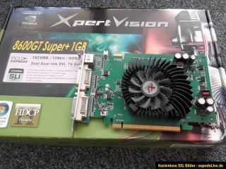 NVIDIA GeForce 8600GT Super+ 1GB 1024MB ,128bit ,DDR2, HDMI , in OVP