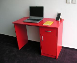 Schreibtisch Computertisch Tisch Workstation Mod.T943 Rot