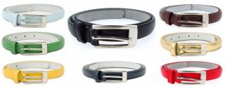 Brand New SKINNY LEATHER Womens Ladies Belt All Sizes