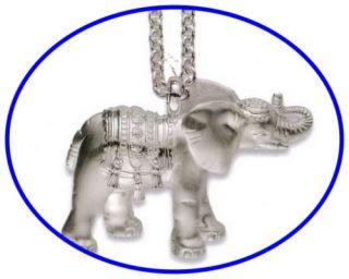 ALRAUNE Anhänger großer Elefant in 925er Silber