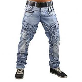 CIPO&BAXX Herren Jeans C 989 Hose Clubwear EYECATCHER Alle Größen 2