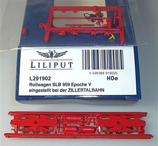 H0e Rollwagen SLB 959 rot Ep.V Metallfahrgestell Liliput L291902 NEU