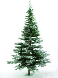 Tanne Naturstamm, beschneit, 240cm Weihnachten Christbaum Tannenbaum