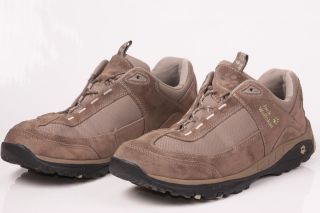JACK WOLFSKIN Outdoor Schuhe Sneaker Beige Braun Leder GR 46 #W945