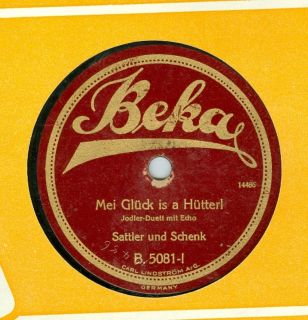 Schellack Mei Glück is a Hütterl Jodler mit Echo S965