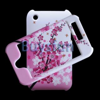 Flower STYLE FULL FRONT AND BACK HARD CASE COVER FOR APPLE IPHONE 3G