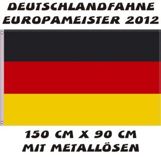 DEUTSCHLAND FAHNE / FLAGGE MIT ÖSEN NEU EURO EM 2012 WM 2014 FUSSBALL
