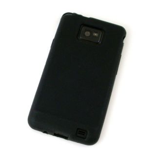 Tasche/Silikonhülle zu Samsung I9100 Galaxy S 2 Schwarz