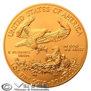 USA 50 USD Gold Eagle 2011 Liberty 1 Unze Feingold NEU