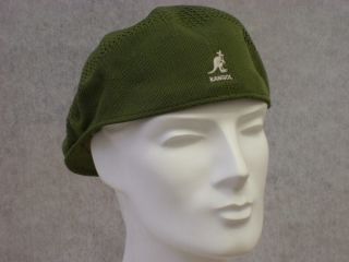 Kangol Ventair grün Tropic Flatcap Sommermütze Cap Käng