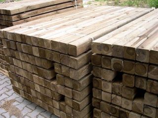 Ware Holzpfosten Pfosten vierkant Kanzholz Pflock Zaunpfosten Zaun