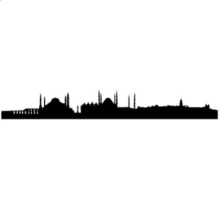 WANDKINGS Wandtattoo Skyline Istanbul   Türkei [Größe & Farbe