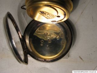 EM19 J. Myers Westminster Road Taschenuhr Silber Uhrenschlüssel erf