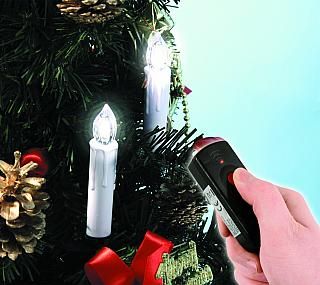 Funk LED Weihnachtskerzen McShine Candle 10 kabellos, 10 Lampen, 1