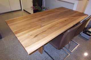 Baumtisch Esstisch Holztisch Tisch Wildeiche massiv 180x90 cm