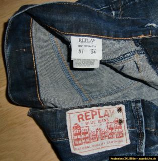 REPLAY Jeans Hose MV 975 A Blau W31 L34 *TOP*WOW*