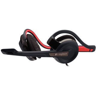 Logitech Headset G330 Gaming 3,5mm Klinkenstecker Schwarz/Rot