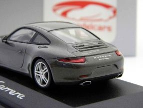 Porsche 911 (991) Carrera achatgrau / grey 1:43 Minichamps