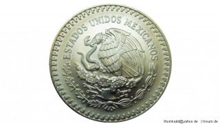 Mexiko 1992 Libertad II Siegesgöttin Plata Pura 1 oz Unze Onza Silber