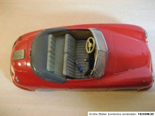 997) Distler Porsche mit Original Schlüssel in rot 4,5 Volt Block