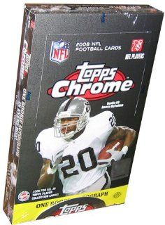 2008 Topps Chrome Football box (24 pk HOBBY) Sports