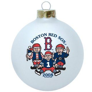 Boston Red Sox 2008 Santas Elves Round Christmas Tree