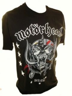 Motorhead Mens T Shirt   2008 Skull Logo: Clothing