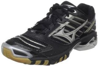 Mens Wave Lightning 7 Volleyball Shoe,Black/Silver,9.5 M US Shoes