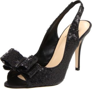 York Womens Charyl Sandal,Black/Sequins/Black Nappa,6.5 M US Shoes