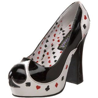 Funtasma by Pleaser Womens Poker 21/BW Pump Shoes