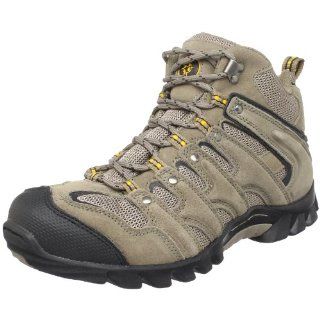 Mens Talus Mid Hiking Boot,Medium Brown/Black/Yellow,10.5 M US Shoes