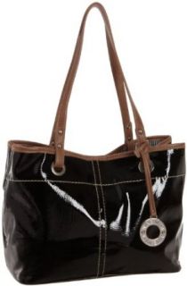 Nine West One Stop Tote,Black/Oatmeal,one size Shoes