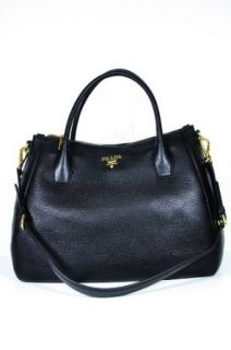 Prada handbags Large Black Leather BN2318: Clothing