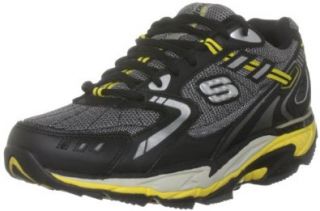 Mens Shape Ups AT Diamondback Trail Shoe,Black/Yellow,12 M US Shoes