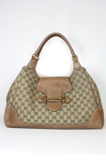 Gucci Handbags Beige Fabric and Brown Leather (Orchard