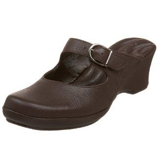  Dockers Womens Quirky Mule,Drak Brown Leather,7 M US Shoes