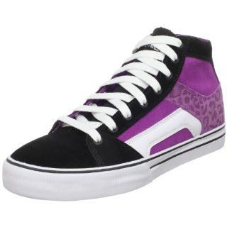  etnies Womens RSS High Skate Shoe,Black/Purple,10 M US Shoes