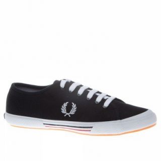 com Fred Perry Trainers Shoes Mens Vintage Tennis Canvas Black Shoes
