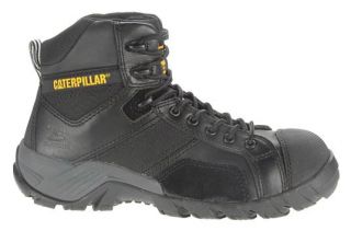 Waterproof shoe features a composite toe for extra protection. View