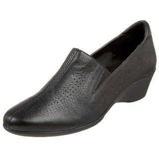 VANELi Womens Kirian Slip On Wedge,Black,6 M US Shoes