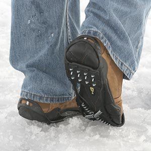 Snow Trax 2 Pairs Mens 8 12: Sports & Outdoors