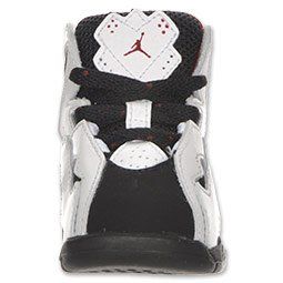 Toddler True Flight Basketball Shoe Size: US2c White/Black: Shoes