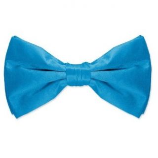 Neon Blue (Electric Blue) Pretied Bow Tie by Elite Solid