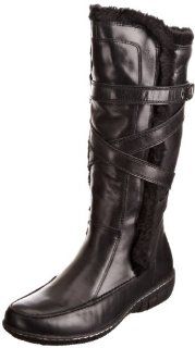 Hush Puppies Tundra 16 Black Womens Boots Shoes
