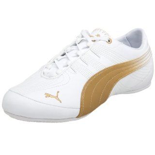 com PUMA Womens Etoile Fade Sneaker,White/Metallic Gold,5.5 M Shoes