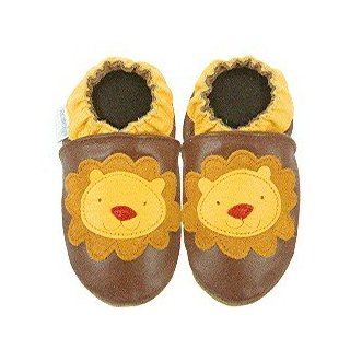 Robeez Lion II Chestnut Brown Soft Sole Baby Shoes 12 18 months: Shoes