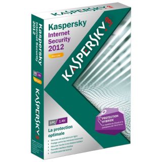 KASPERSKY INTERNET SECURITY 2012 3 POSTES/1 AN MAJ   Achat / Vente