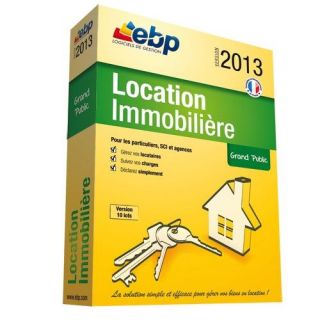 LOGICIEL BUREAUTIQUE EBP Location Immobilière 2013 version 50 Lots
