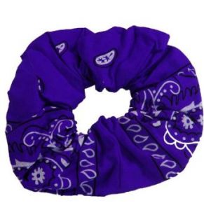 Royal Blue Paisely Scrunchy Clothing